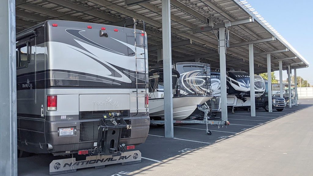 Parking for motorhomes is a hot commodity in today's market.