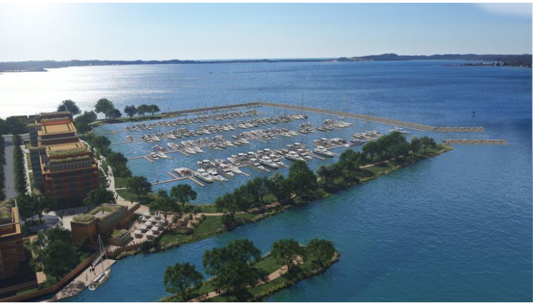 Work starting on $250M Adelaide Pointe development on Muskegon Lake, Mich.
